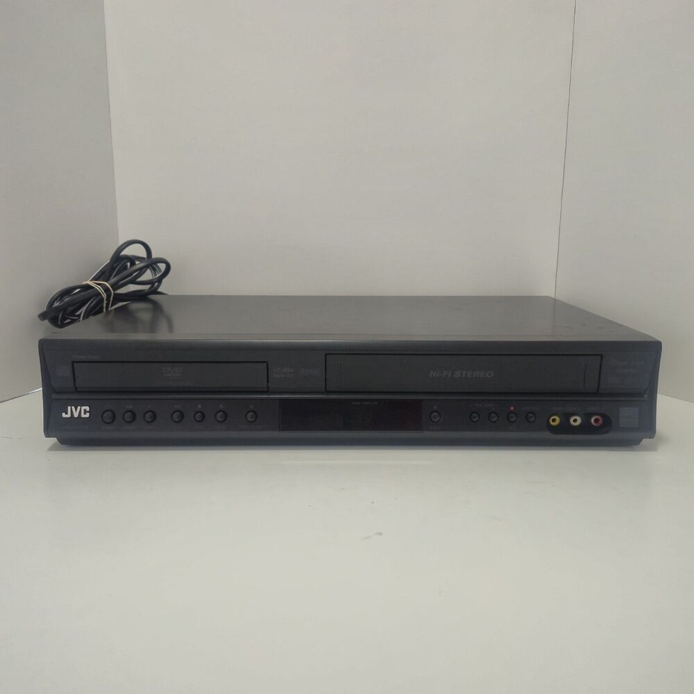 JVC HR-XVC11B DVD/VCR Combo Player Recorder VHS Tested/Works No Remote